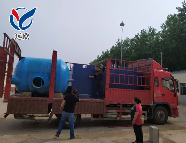 一體化成套設(shè)備發(fā)貨現(xiàn)場